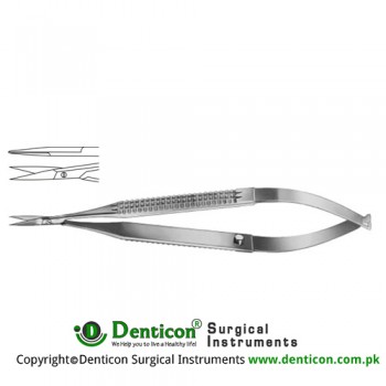 Micro Scissor Straight Stainless Steel, 12 cm - 4 3/4" 